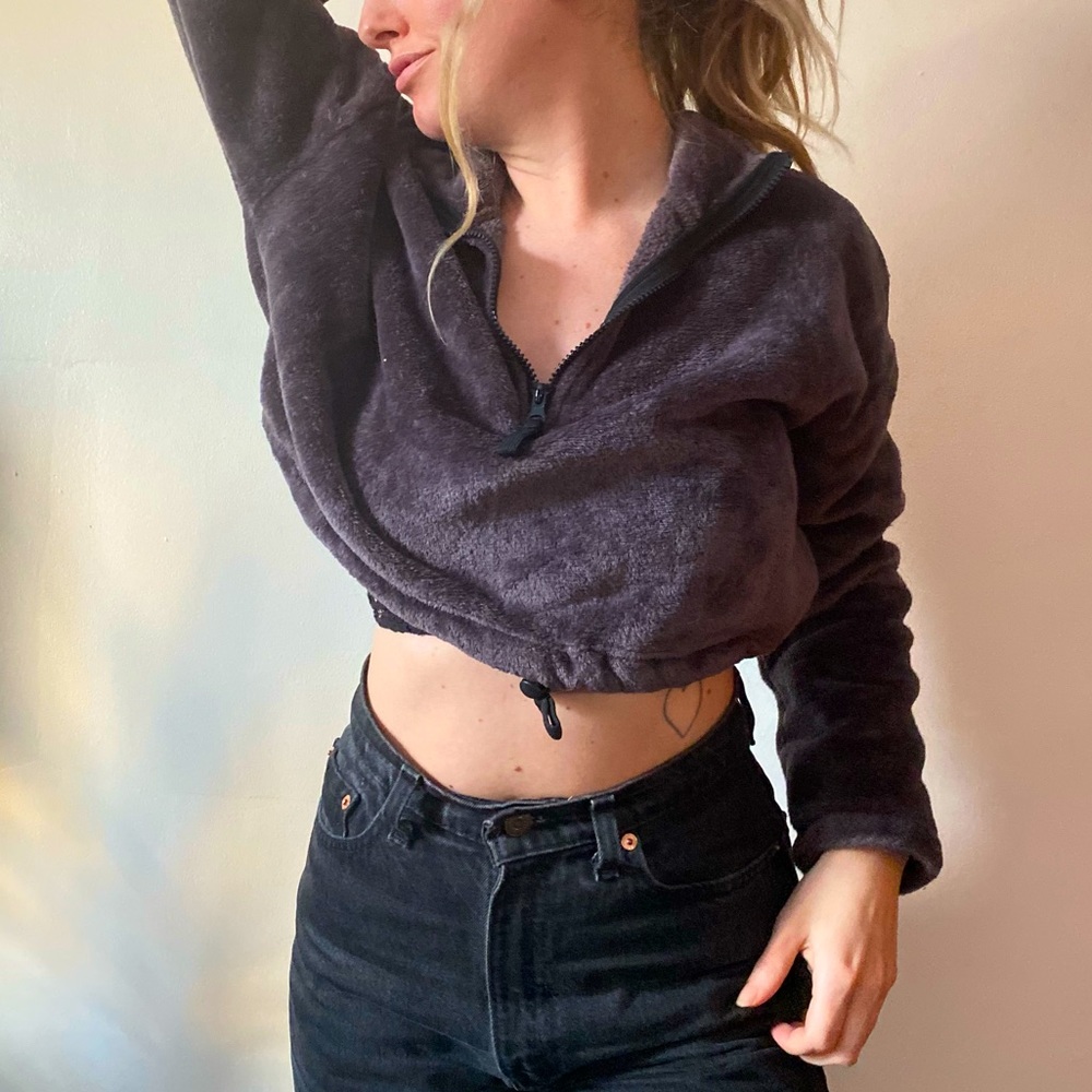 Urban Outfitters crop fleece